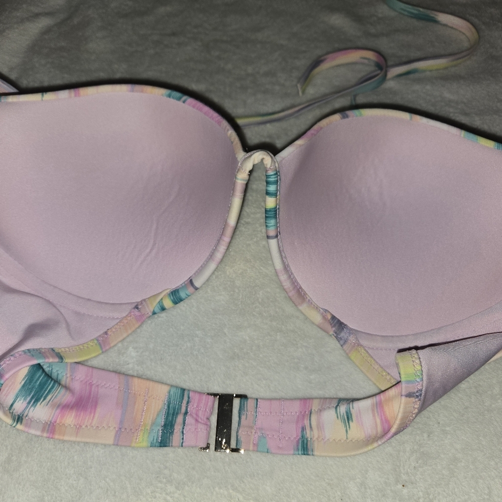 ❤️ Victoria's Secret Multicolor Bikini Sz 34D & M - Picture 13 of 15